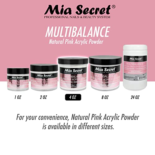 Акрилна пудра на прах Mia Secret Multi Balance Естествен Розов цвят - 4 Грама