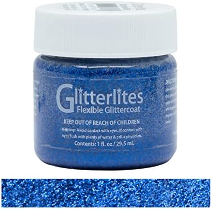 Блестяща боя Angelus Flexible Glittercoat, Starlite Blue