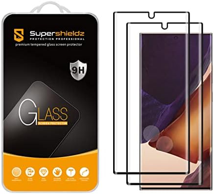 Supershieldz (2 опаковки) е Предназначен за Samsung Galaxy (Note 20 Ultra 5G) Защитен слой от закалено стъкло, не се драска, без мехурчета
