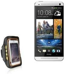 Калъф BoxWave за HTC One (M7 2013) (калъф от BoxWave) - Спортна превръзка JogBrite, Нарукавная превръзка от неопрен за пътеки с подсветка