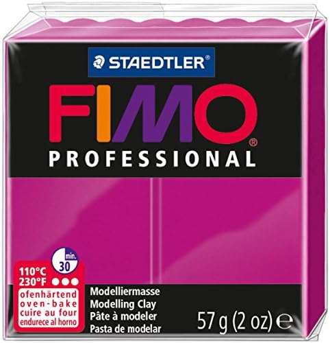 Мека полимерна глина STAEDTLER Fimo Professional, 2 унция, Истина Магента