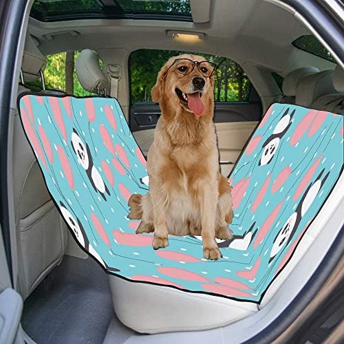 Калъф за седалка кучета ENEVOTX Обичай Балон с образа на Животни, Рисувани на Ръка, Покривала за автомобилни седалки с Романтична печат