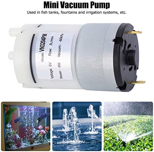 3 бр. микро-мембрана помпа, водна помпа, мотор, потопяеми аксесоари за аквариум, DC6V VN3204PM