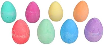 Тебешир на Тротоара под формата на Великденски яйца Sancha's Closet, Комплект от 8 теми в Различни цветове