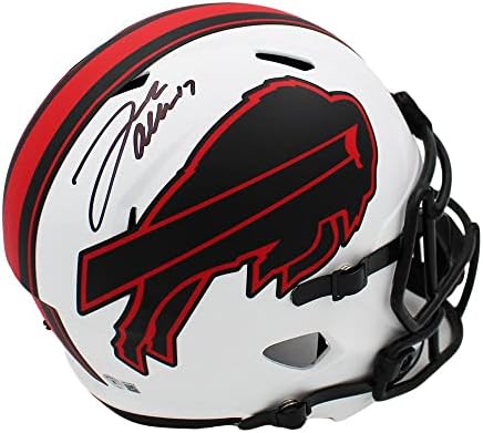 Джош Алън Подписа пълен размер Лунен каска Buffalo Bills Speed NFL - Каски NFL с Автограф
