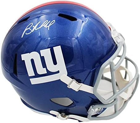 Брайън Даболл Подписа Голям шлем NFL Ню Йорк Джайентс Спин - Каски NFL с автограф