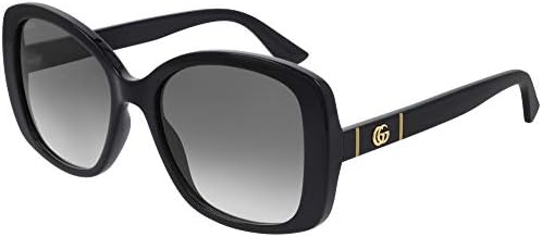 Слънчеви очила Гучи GG 0762 S-001 Черно/Сиво за жени