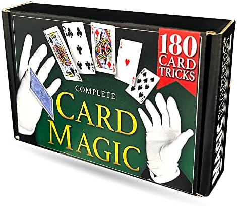 Magic Дейци Complete Card Magic 180 игри с фокуси и Професионални процедури, игри с фокуси за начинаещи и напреднали нива