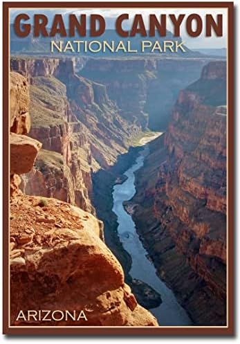 Аризона, Национален парк Гранд Каньон, Размер на Магнит за хладилник 2,5x 3,5