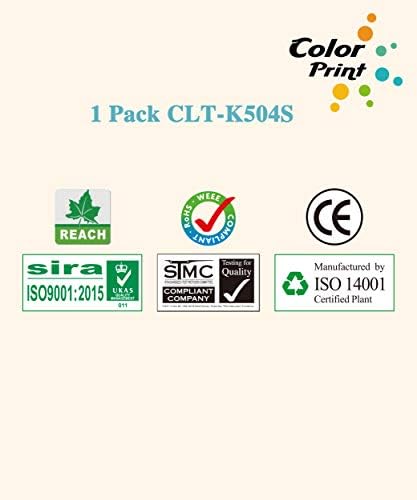 Подмяна на касетата с тонер за принтер, съвместим с ColorPrint, за Samsung 504S CLT-K504S CLT-504S K504S CLT504S Работи с принтера Xpress