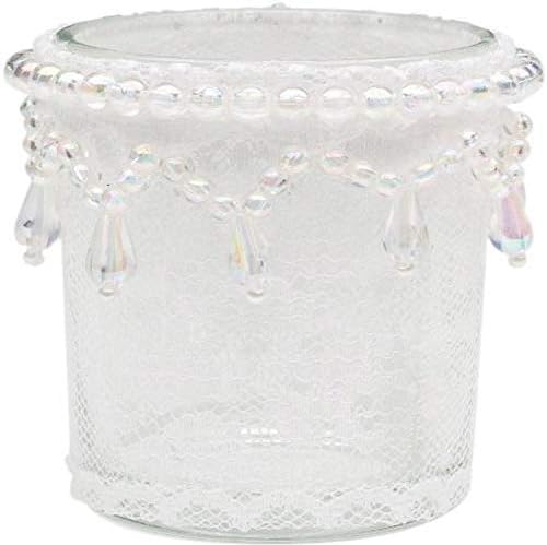 Дизайн Appletree Идеалната Сватбена Стъклена чаша с перли, 2-1 / 2 инча