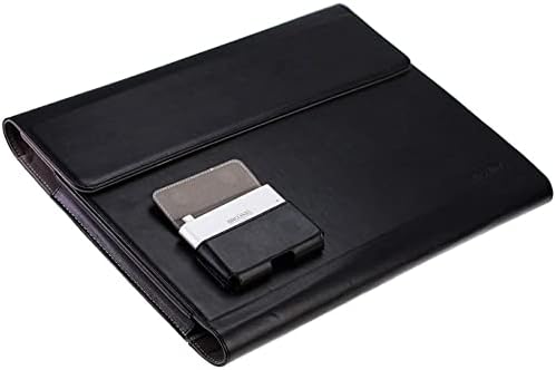 Калъф-за награда от черна кожа Broonel, съвместима с Acer Chromebook R 13 с мек покрив, на 13,3 инча