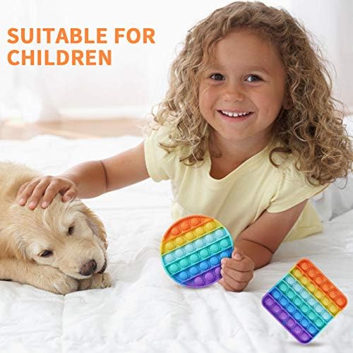 2 Опаковки Сензорни играчки-непосед, за облекчаване на стреса при Аутизма със Специални нужди, Силиконови Играчки За Облекчаване на натиска,