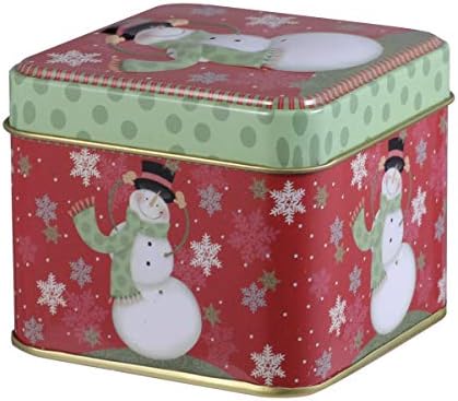 DOITOOL Коледна Тематична Кутия шоколадови Бонбони Квадратни Консервени Кутии Подарък Твърд Калъф За Партита (Случаен модел)