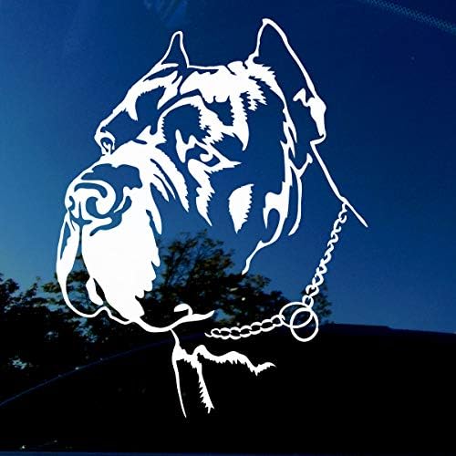 Vinyl Стикер за кучета Cane Corso за автомобили - Италиански Мастиф Лична Защита Гардиън Companien Dog - 5,5 x 7