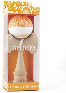 Кендама Orange Bloom уголемена форма за най-добрите трикове - Подобрява координацията и рефлексите - Супер лепкава боя - за начинаещи