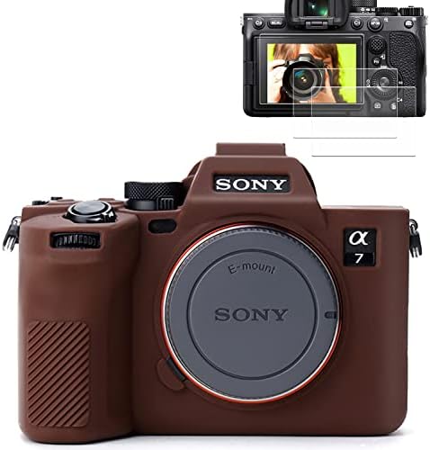 Калъф за фотоапарат Pocoukate за цифров фотоапарат Sony Alpha 7 IV, A7M4, A7 IV, който предпазва от надраскване, Оборудвана Мек калъф