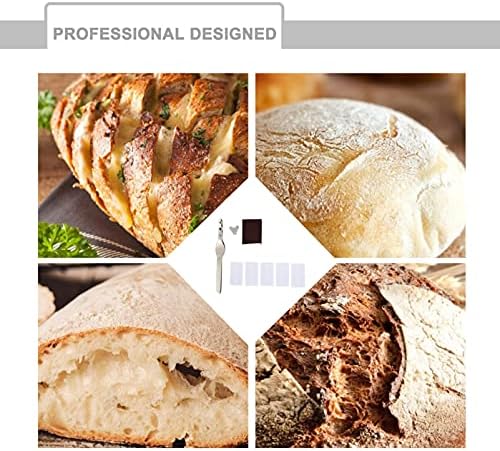 BESTonZON 2 комплекта Ножове За Приготвяне на Кухненски аксесоари Зърно за Домашен Хляб Стоманена Проста Хлеборезка За печене На Френски