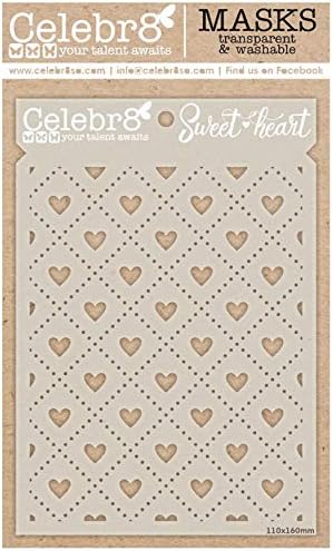 Шаблони за налагане на слоеве Sweet Hearts, 4 x 5 инча - Използвайте наслояване, за придаване на структура и дизайн на универсален мултимедиен