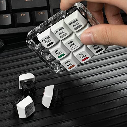 Тестер ключове Griarrac Cherry MX с 12-Бутонна механична клавиатура, а пробовземното, Инструмент за тестване на ключове с Съемником капачка