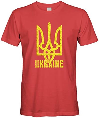 Мъжки t-shirt Cybertela с украинския на знаме, Гордо Знаме на Украйна