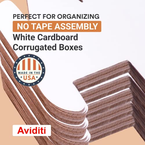 Кутии за съхранение AVIDITI 4 L x 12W x 4,5H, 50 опаковки | Кутия от велпапе и картон за опаковане, преместване и съхранение на