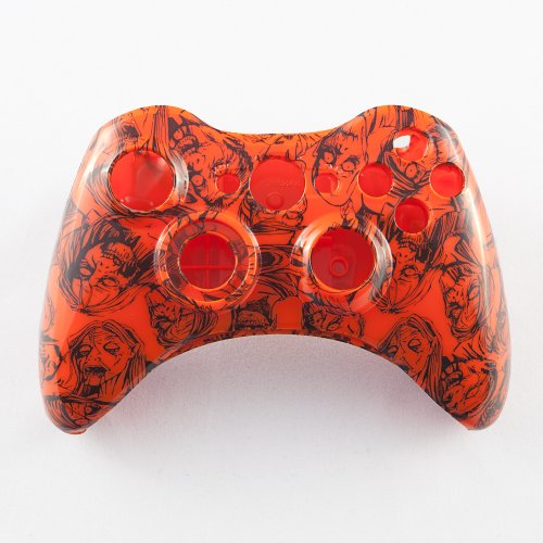 Потребител черупка контролер Orange Зомби за XBOX 360