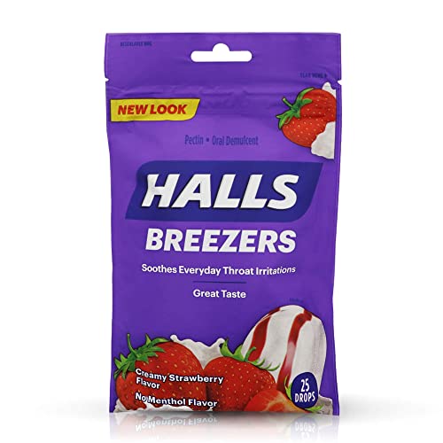 Капки Halls Breezers Cool Крем апликации ягоди 25 ea
