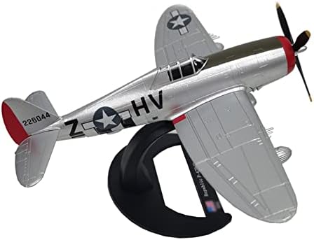 MOUDOAUER 1:72 Сплав на Втората световна война военновъздушните сили на САЩ P-47 'Roggie Meth II' Модел изтребител Thunderbolt Модел