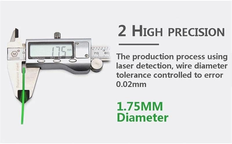 XWWDP 350 Метра Материал за 3D печат от PCL с Диаметър 1,75 мм 3D Дръжка/конци за 3D-принтер (Цвят: сив)