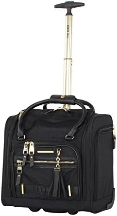 Дизайнерска колекция на багаж Стив Мэддена - Леки куфара-спиннеры с мека подплата от 3 теми - В Пътен комплект са включени чанта под седалката, 20-инчов ръчен багаж и 28