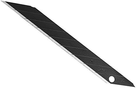 NT Кътър 9 мм с Защелкивающимися Прецизионными остриета повишена острота на 30 градуса, Черен, 10 ножове в опаковка, 1 опаковка (BA15P)
