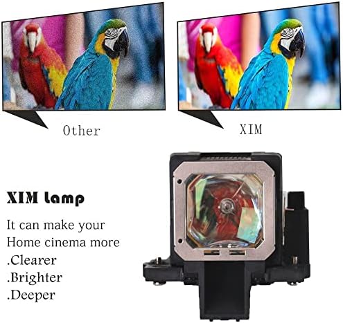 XIM PK-L2210U/PK-L2210UP Замяна Лампа на проектора с корпус, подходящ за JVC DLA-RS45U DLA-RS45 DLA-RS55 DLA-RS30 DLA-X30 DLA-X7 DLA-X3