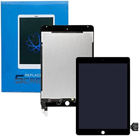 AQNEUKZ Смяна на сензорен таблет с LCD дисплей и стъкло за iPad Pro 9,7 A1673 A1674 A1675 LCD дисплей със сензорен екран В Събирането на Резервни Части (Бял)