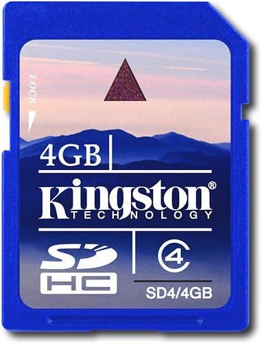 Флаш карта Kingston 4GB SDHC клас 4 Kingston Дребно (SD4/4GBKR)