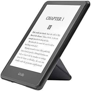 Светло розов калъф FGHANBA за Kindle Paperwhite 6,8 (11-то поколение - випуск 2021 година), текстилен калъф премиум-клас с функция за