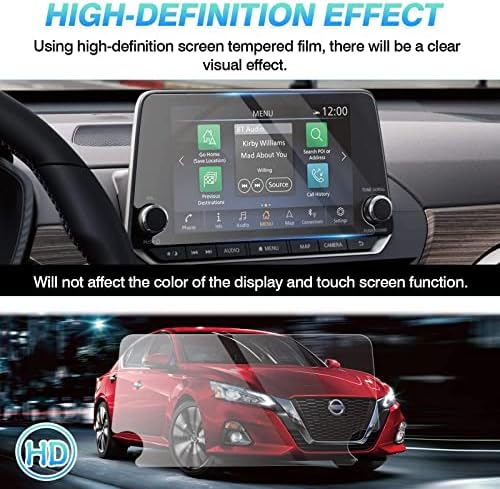 Автозаказ по поръчка за Защитно фолио Nissan Altima 2019-2023/Rogue 2021-2023/Sentra 2020-2023 Аксесоари 8-Инчов Закалено Стъкло 9H Навигация на дисплея Защитно фолио за сензорния екран