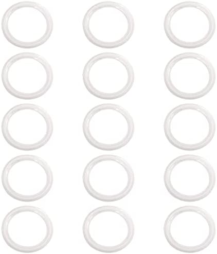 Силиконовата уплътнение DERNORD, о-пръстен Tri-Clover (с три скоби), 2 инча (опаковка от 5 броя)