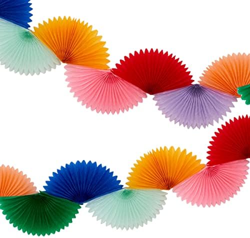 Веерная венец Meri Meri Rainbow Honeycomb (1 опаковка)