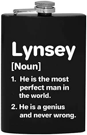 Lynsey Definition The Most Perfect Man - фляжка за алкохол на 8 унции