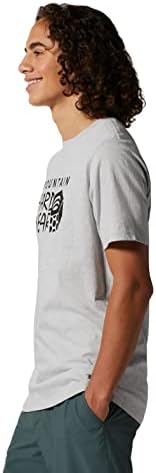 Мъжки Планинска облекло с логото на MHW с Къс ръкав | Класически Лек Памучен тениска
