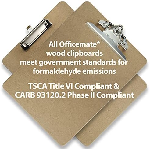 Канцеларски материали от рециклирана дървесина Officemate, нископрофилен скоба, 6 опаковки, канцеларски материали, размер на буквите